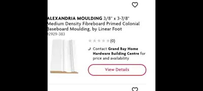 base molding alexandria , View more