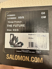 Salomon The Future junior/youth/kids snowboard bindings