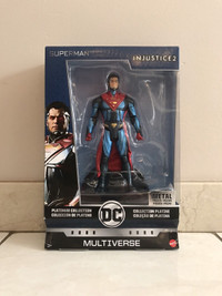 DC MULTIVERSE INJUSTICE SUPERMAN DIE-CAST METAL FIGURE