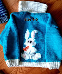 kid's handmade sweaters