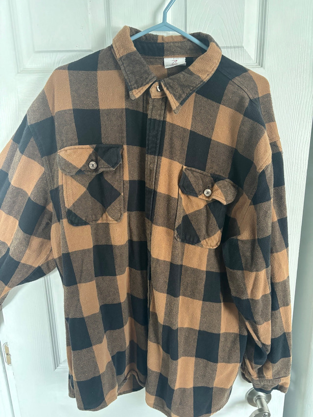 4XL Brown Flannel  in Men's in St. Catharines