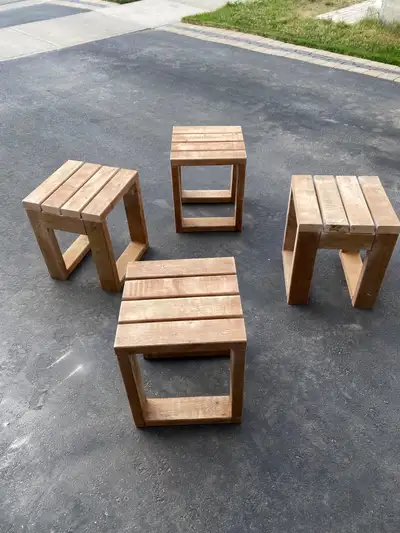 Wooden Stools Set, View more