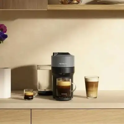 Nespresso Vertuo Pop+ Coffee Machine by Breville, Dark Grey New, View more