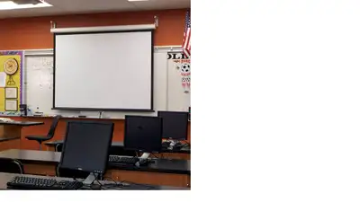 Projector Screen 60" x 80", View more