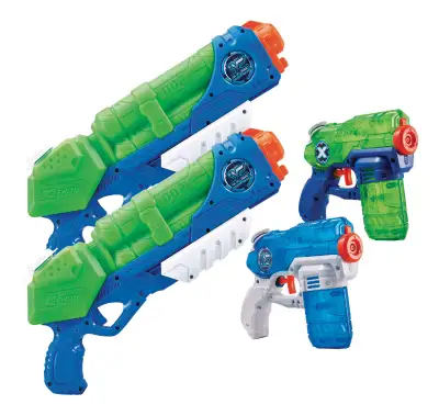 NEW ZURU X-Shot Typhoon Thunder & Stealth Soaker Water Guns, View more