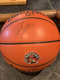 Basketball signed by Anthony Parker