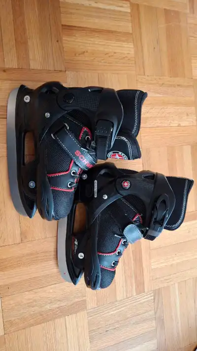 Skates / Patin Hockey sizes Y12 / Y13 / 1 / 2 ajustable, View more