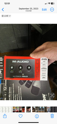 M audio usb interface