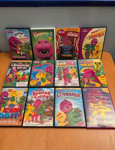 12 Barney & Friends DVDs,, View more
