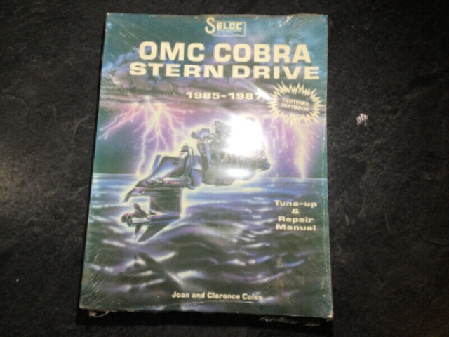 1985-1987 OMC Cobra Stern Drive Seloc Manual King Cobra Ford Gm in Non-fiction in Parksville / Qualicum Beach
