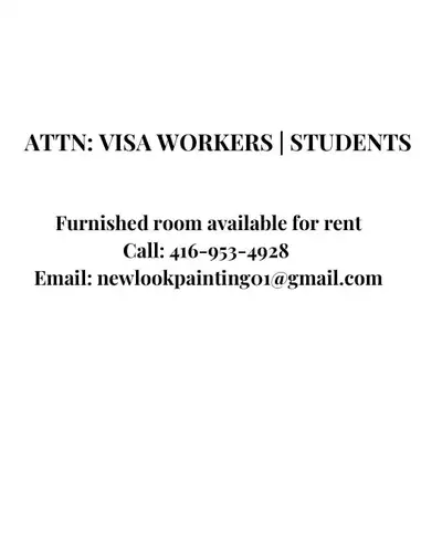 furnished room for rent , View more