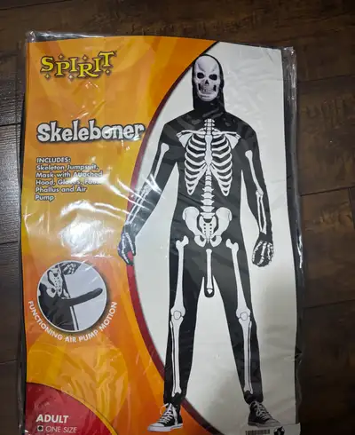 Brand new Adult Skeleboner costume, View more
