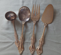 Gold Plated Serving Utensils Set