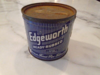 “Edgeworth Ready Rubbed” Vintage Pipe Tobacco Can