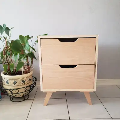 Homemade Wood Side Table, View more