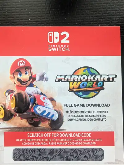 Mariokart World Switch 2 Game (Nouveau/NEW), View more