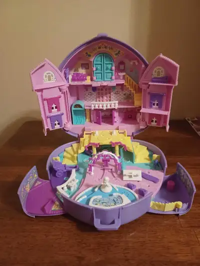Polly Pocket Wonderful Wedding Party 1994 Large Purple Heart, View more