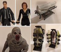 X-Files action figures (McFarlane Toys, 1998 & 2000)