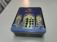 Crown Royal gift tin, empty bottle, 4 Glasses and bag