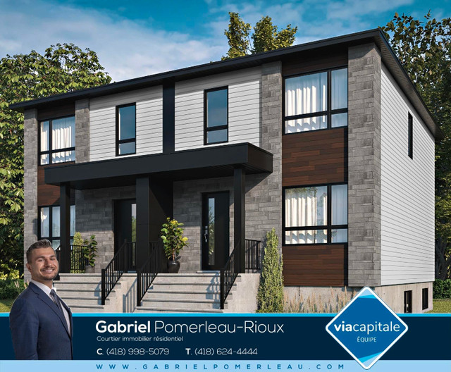 Jumelé Beauport -- Constructions neuves dans Maisons à vendre  à Ville de Québec