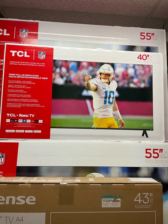 Télé 4K TCL 43’’ NEUVE ! Smart TV avec Fire TV intégré✅ ✅  in TVs in Laval / North Shore - Image 3