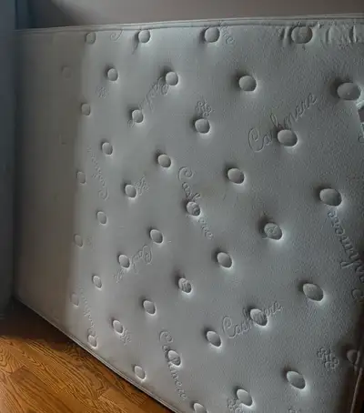 Queen mattress and box included, View more