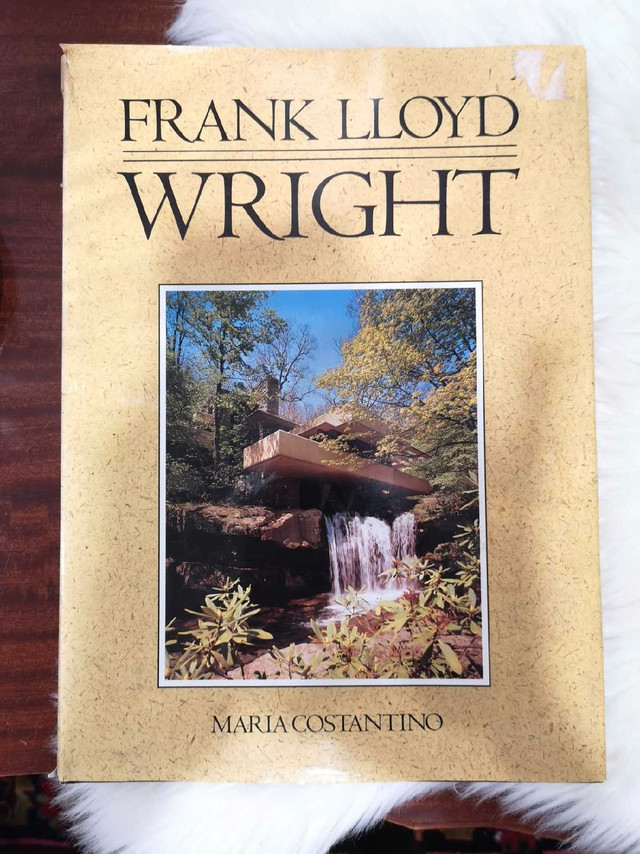 Frank Lloyd Wright by Maria Costantino 1991 HB/DJ Architecture in Non-fiction in Oshawa / Durham Region