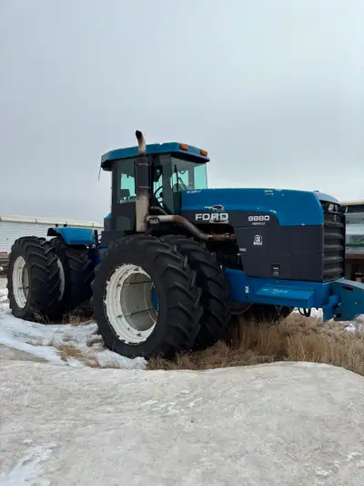 I have a 9880 new holland tractor with a 1820 single shoot seeder and 1910 air cart. 350 bushel tank...