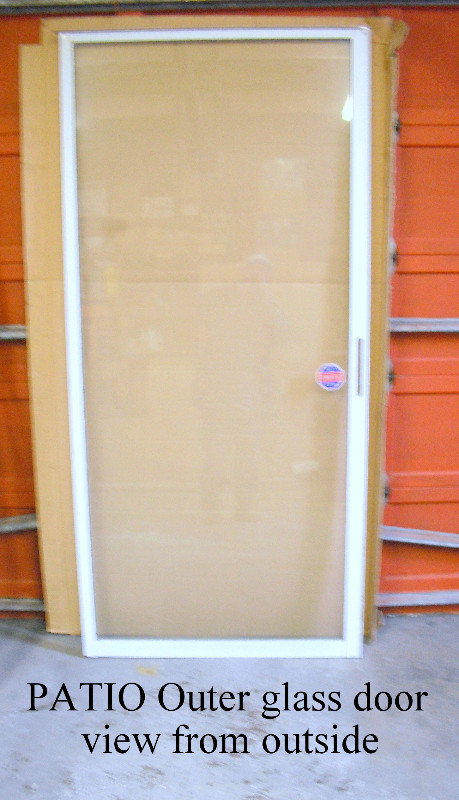 Sliding PATIO glass doors, aluminum, right handed, 4 doors 72X80 in Windows, Doors & Trim in City of Toronto - Image 3