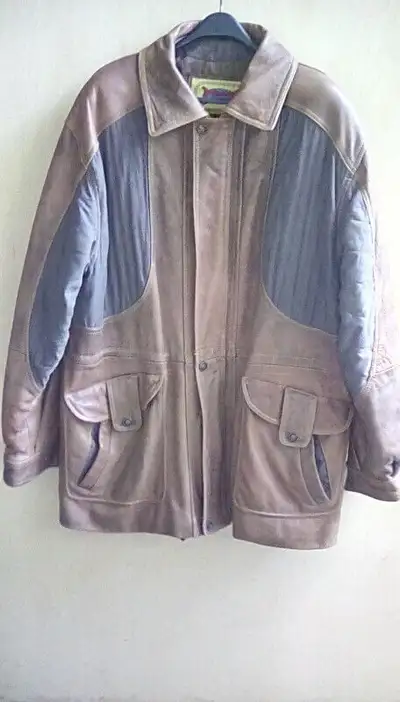 Manteau en cuir pour homme EXCELLED Mens leather coat, View more