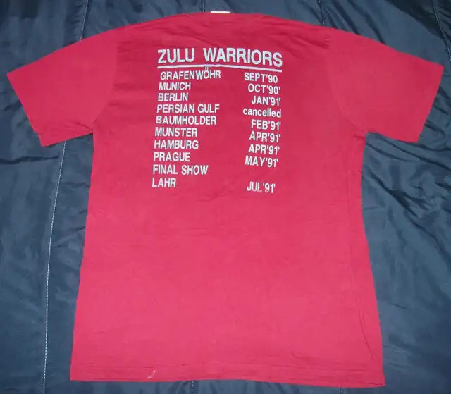 Z Battery, 1 RCHA, End of Mission, Farewell Tour 1990/91 T-Shirt in Men's in Victoria - Image 3