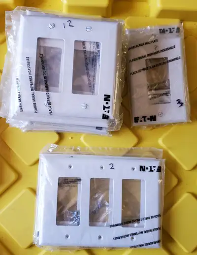 Lot of 17 Eaton coverplates, View more