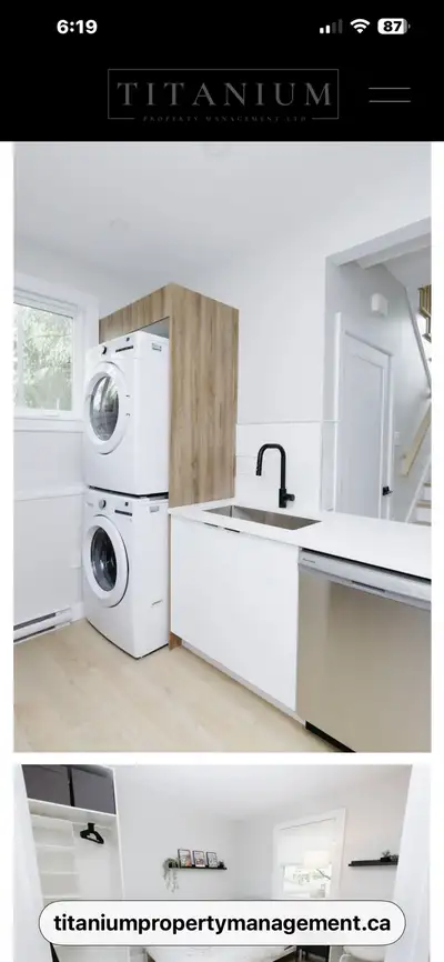 I have a three bedroom basement apartment that’s brand new all brand new furniture included washer a...