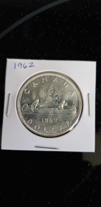 1962 Canadian Voyager Silver Dollar