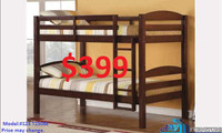 BUNK BED WOODEN TWIN STAIRS ARV FURNITURE MISSISSAUGA ONTARIO