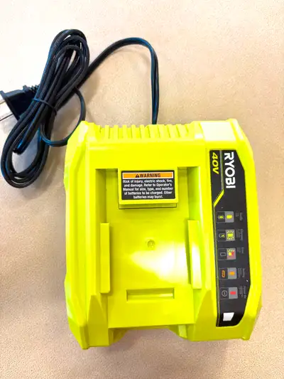 Ryobi  40A rapid charger, View more