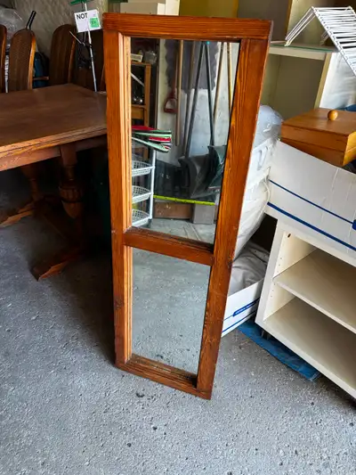 Antique Vintage Solid Wood Mirror, View more
