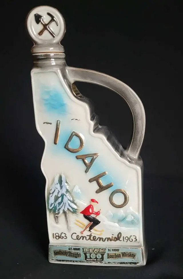Vintage-1963 Idaho Centennial (1863-1963) Jim Beam Decant in Arts & Collectibles in Winnipeg - Image 2