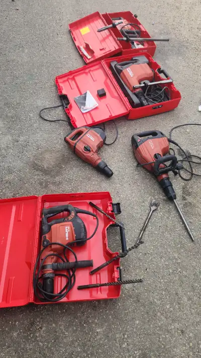 hilti te 40 hammer drill with bits a d chissell 465 $$, View more