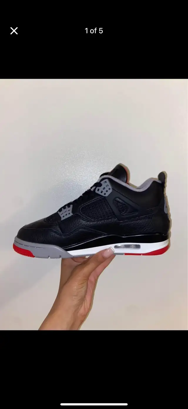 Jordan 4 retro bread reimagined in Men's Shoes in Calgary - Image 5
