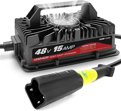 YILEIDE 48 Volt Golf Carts Battery Charger for 15 AMP Yamaha G29, View more