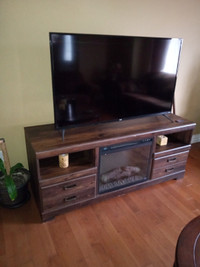 TV stand, fire place