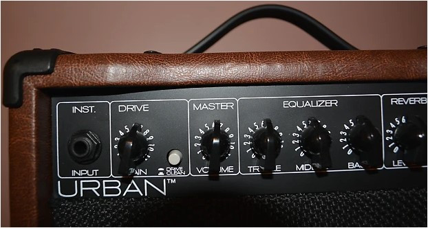BRAND NEW Urban KU-28 Brown Guitar Amplifier With Reverb 15 Watt in Amps & Pedals in Markham / York Region - Image 4