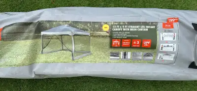 12ft x 9ft canopy w/mesh screen, View more