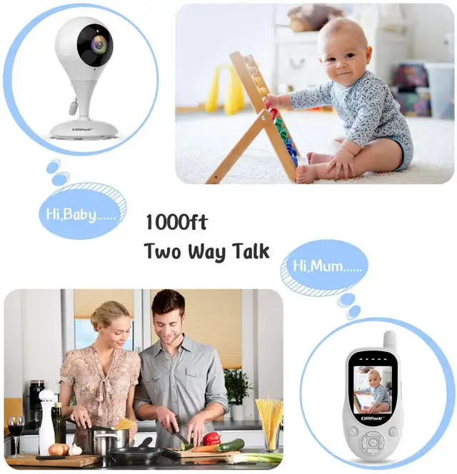 Camera Baby Monitor WIFI Surveillance pour Bebe + 2 Way talk in Gates, Monitors & Safety in Longueuil / South Shore - Image 7