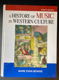 A History of Music in Western Culture Textbook and Scores