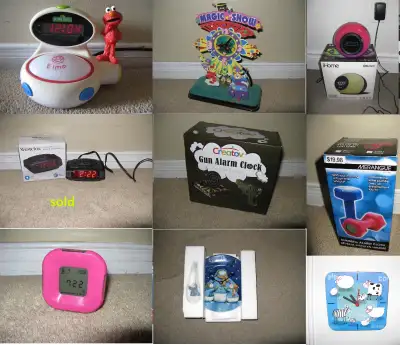 Clock New and Used Lot of 8, View more
