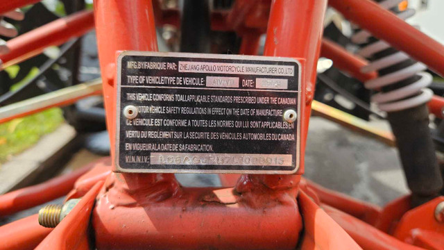 4 Roues Apollo 124CC   2020 dans Autre  à Lanaudière - Image 3