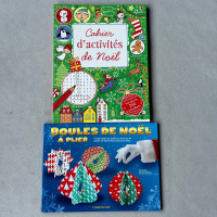 FRENCH ~ Set of 2 ~ Christmas Activity Craft Books
