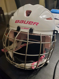 Bauer L'ill Sport Helmet - White / Pink